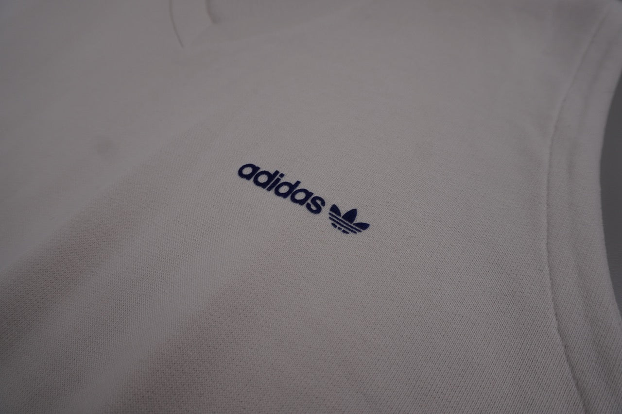 90s Adidas Sweater Vest white M/L