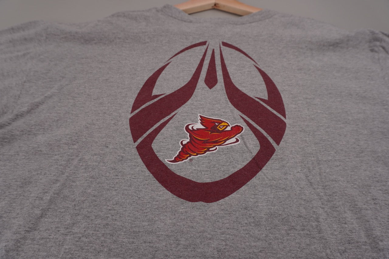00s Nike Iowa State NCAA Center Swoosh T-Shirt Grey L