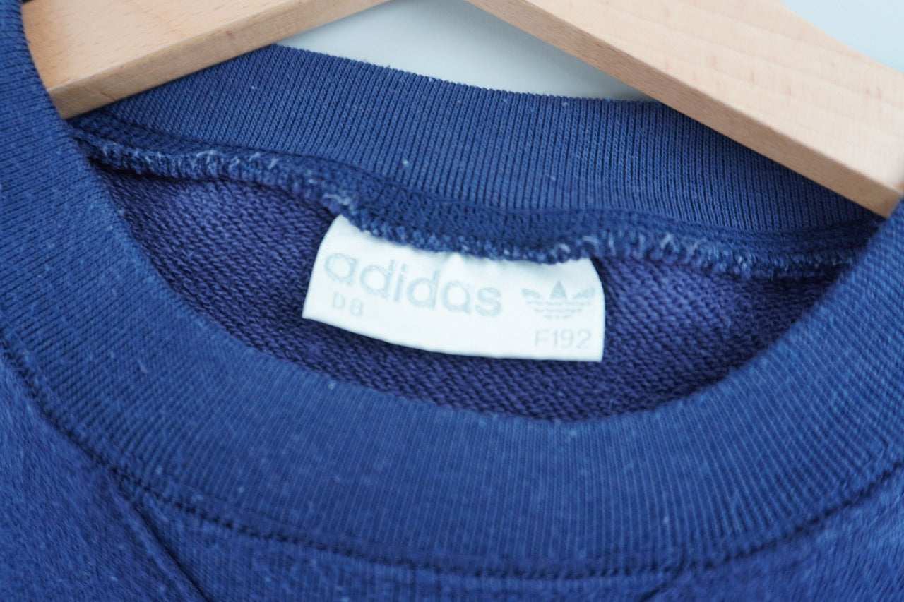 90s Adidas Sweatshirt Navy Blue M/L