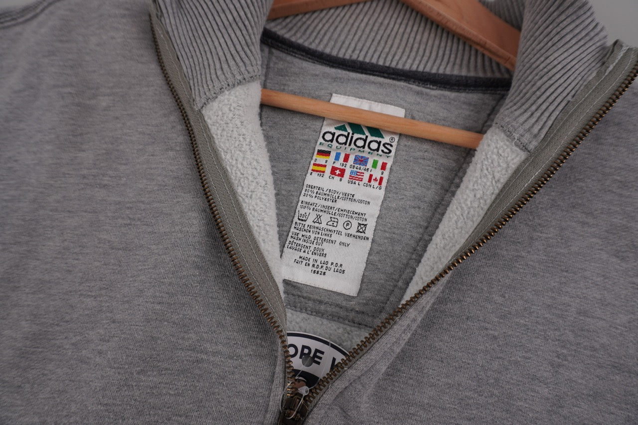 90s Adidas Equipment Sweatshirt Grey XL