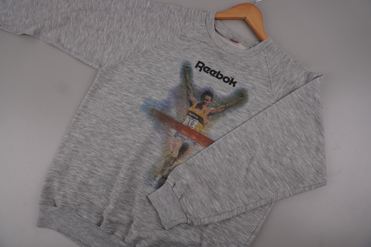 80s Rebook Sweatshirt Grey M