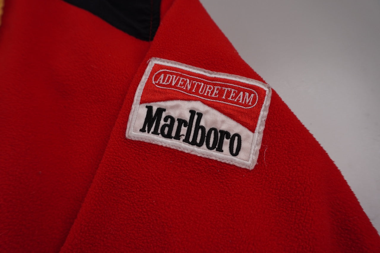 90s Marlboro Aventure Crazy Fleece Red L/XL