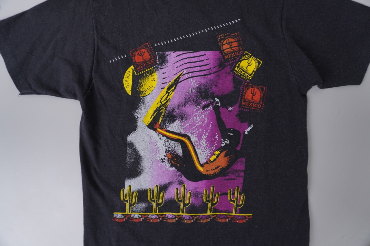 90s Ocean pacific T-shirt Black Multi M