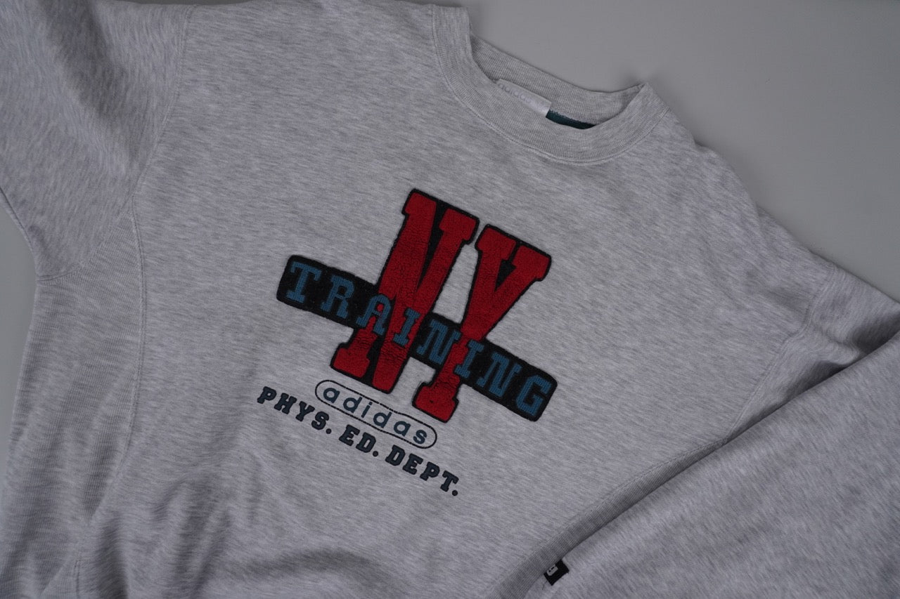 90s Adidas Sweatshirt Grey M