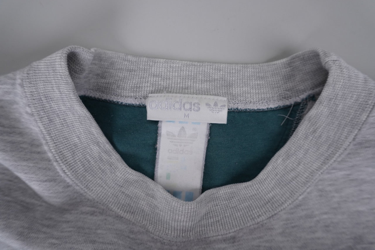 90s Adidas Sweatshirt Grey M