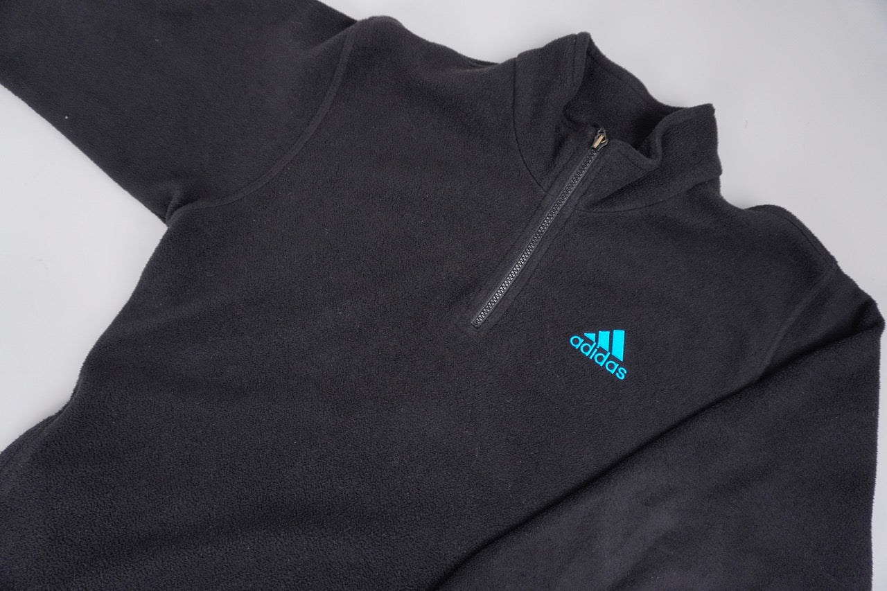 90s Black Adidas Fleece