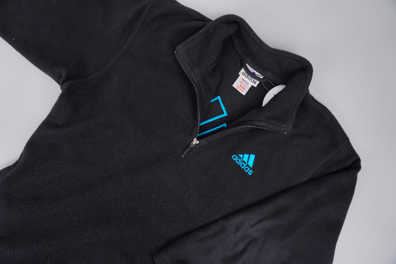 90s Black Adidas Fleece