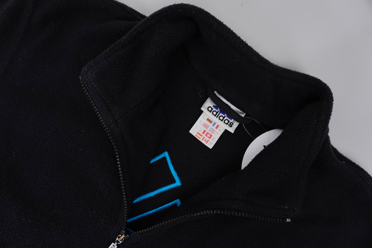 90s Black Adidas Fleece