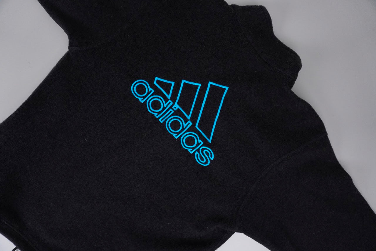 90s Black Adidas Fleece