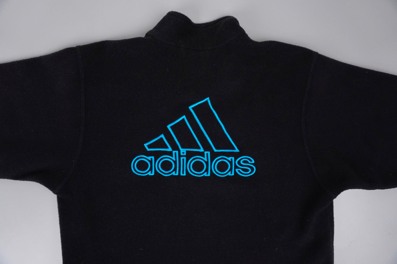 90s Black Adidas Fleece