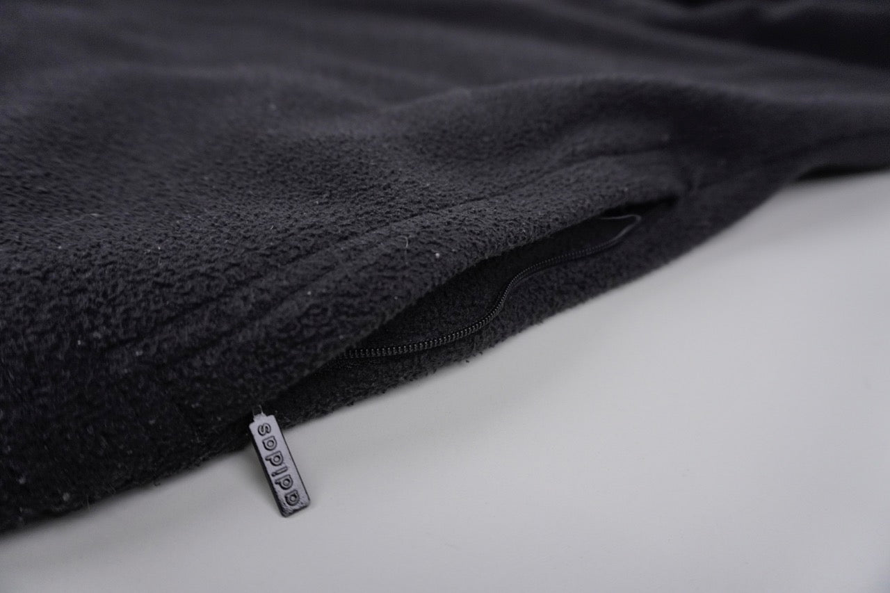 90s Black Adidas Fleece