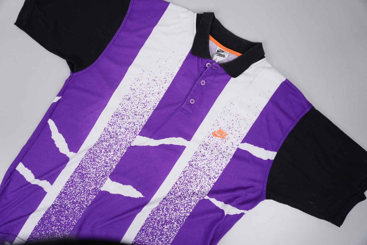 90s Purple Nike Challenge Court Poloshirt