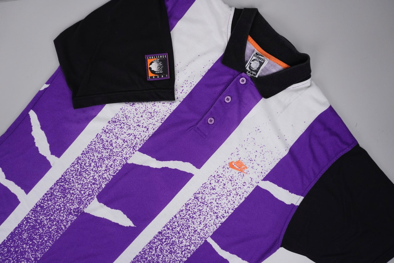 90s Purple Nike Challenge Court Poloshirt