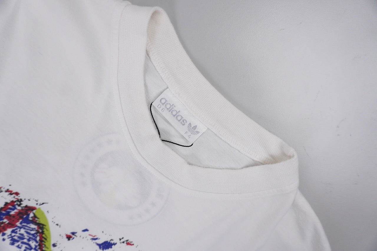 90s White Adidas T-shirt