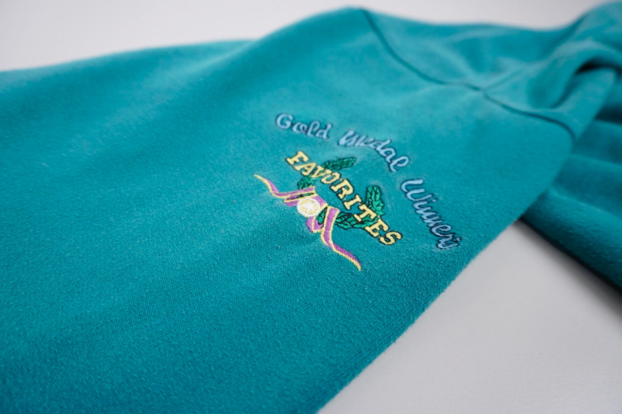 90s Green Adidas Competition Sweatshirt