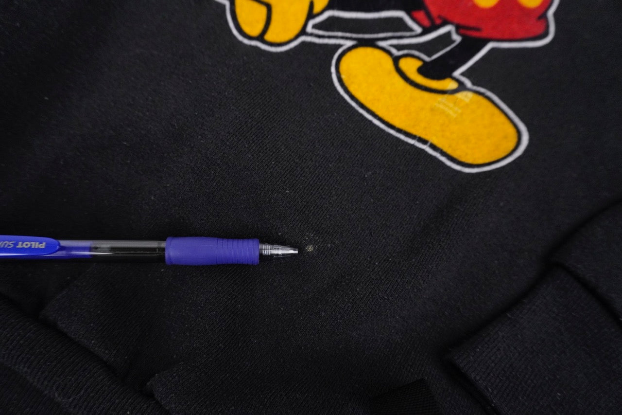 80s Disney Sweatshirt Mickey MOuse Black L