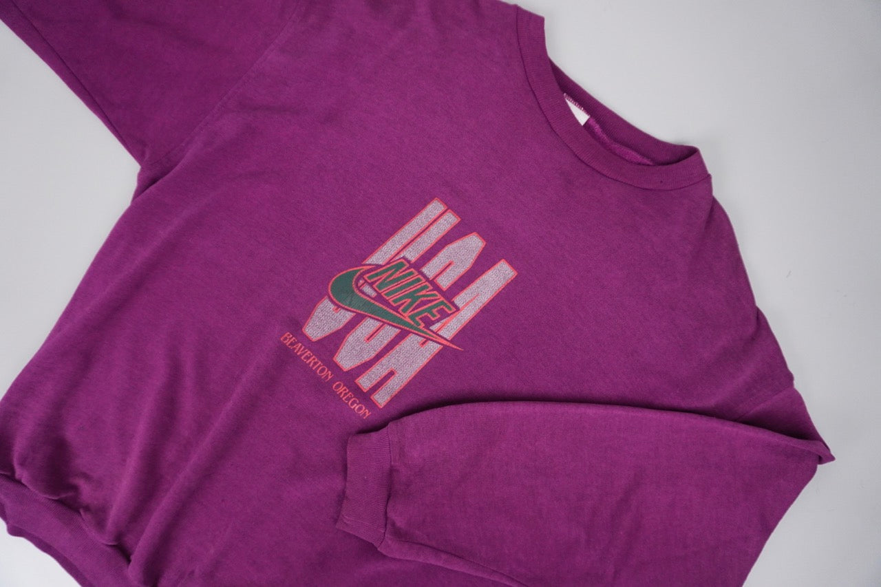 80s Nike Sweatshirt Burgundy L