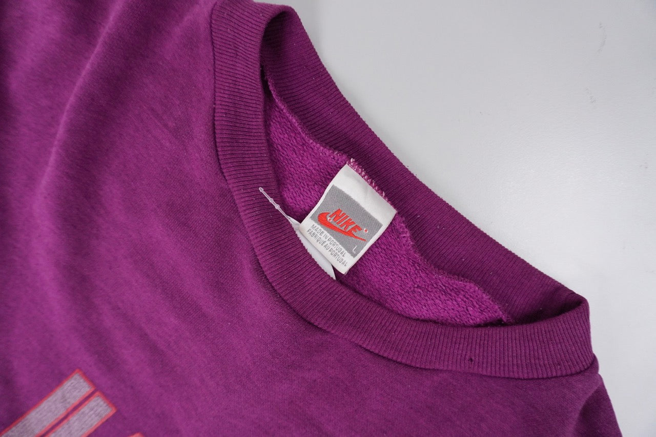 80s Nike Sweatshirt Burgundy L