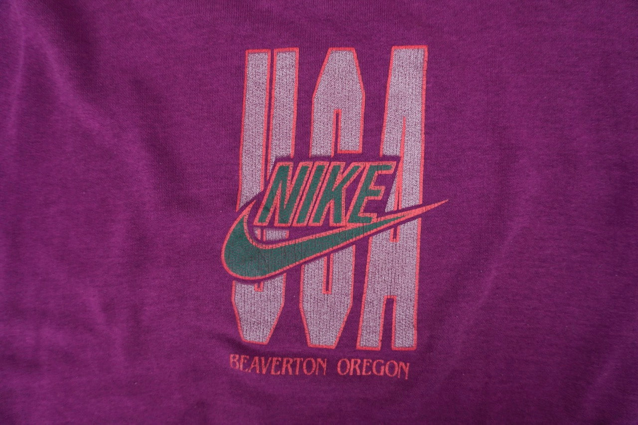 80s Nike Sweatshirt Burgundy L