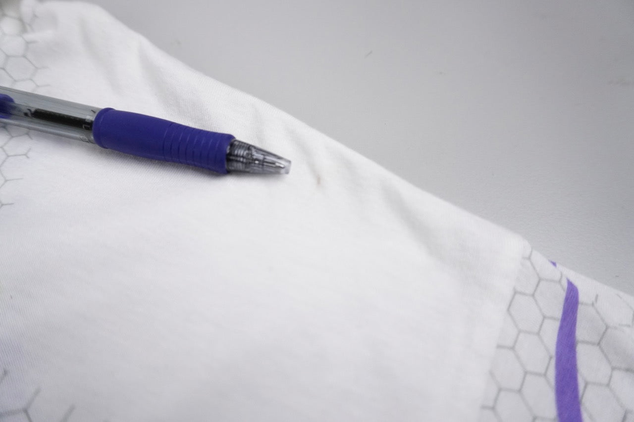 90s Adidas Polo Shirt White Multi M