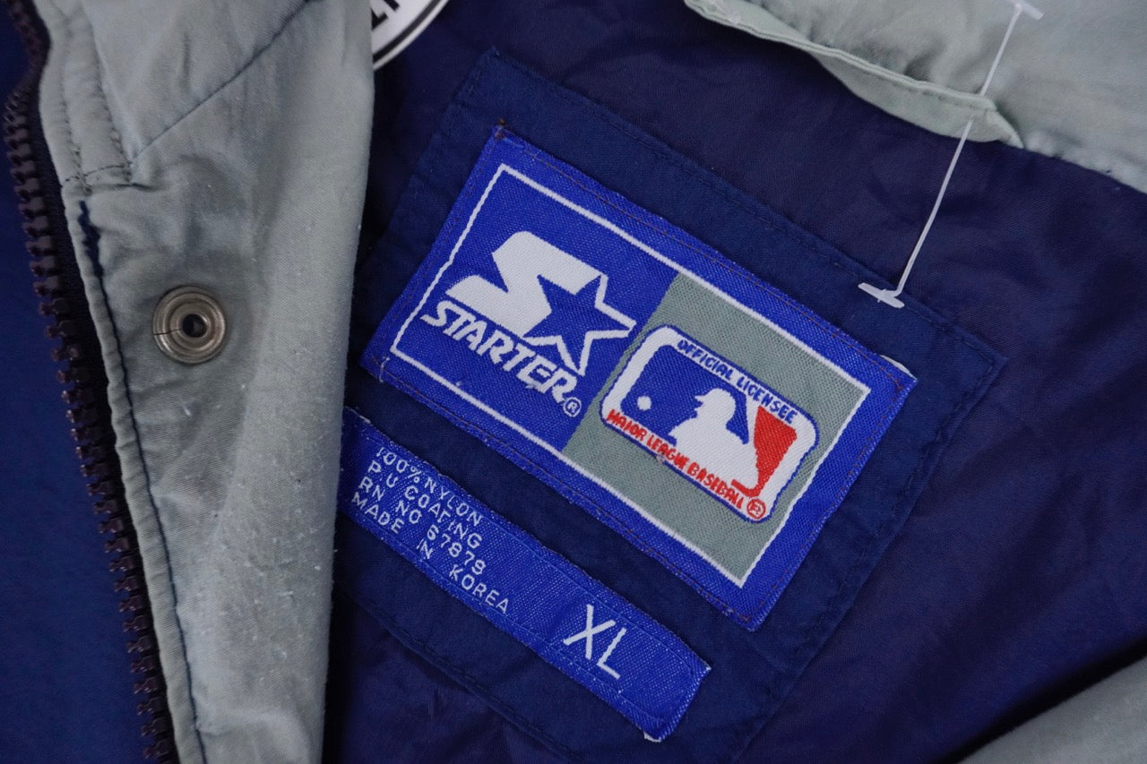 90s Starter NY Yankees Jacket Blue White XL