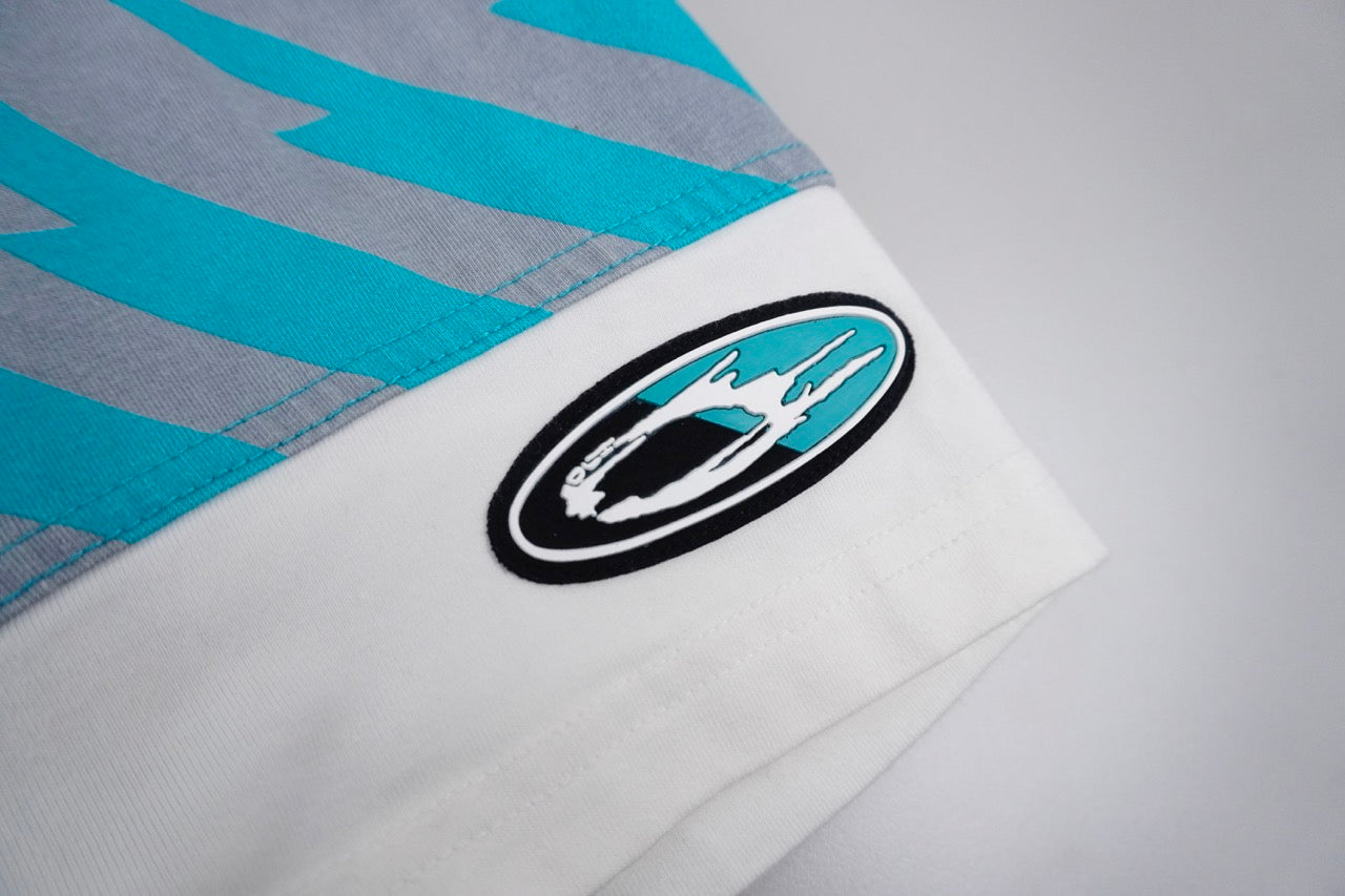 90s Nike challenge court Andre Agassi T-shirt White Turquoise M