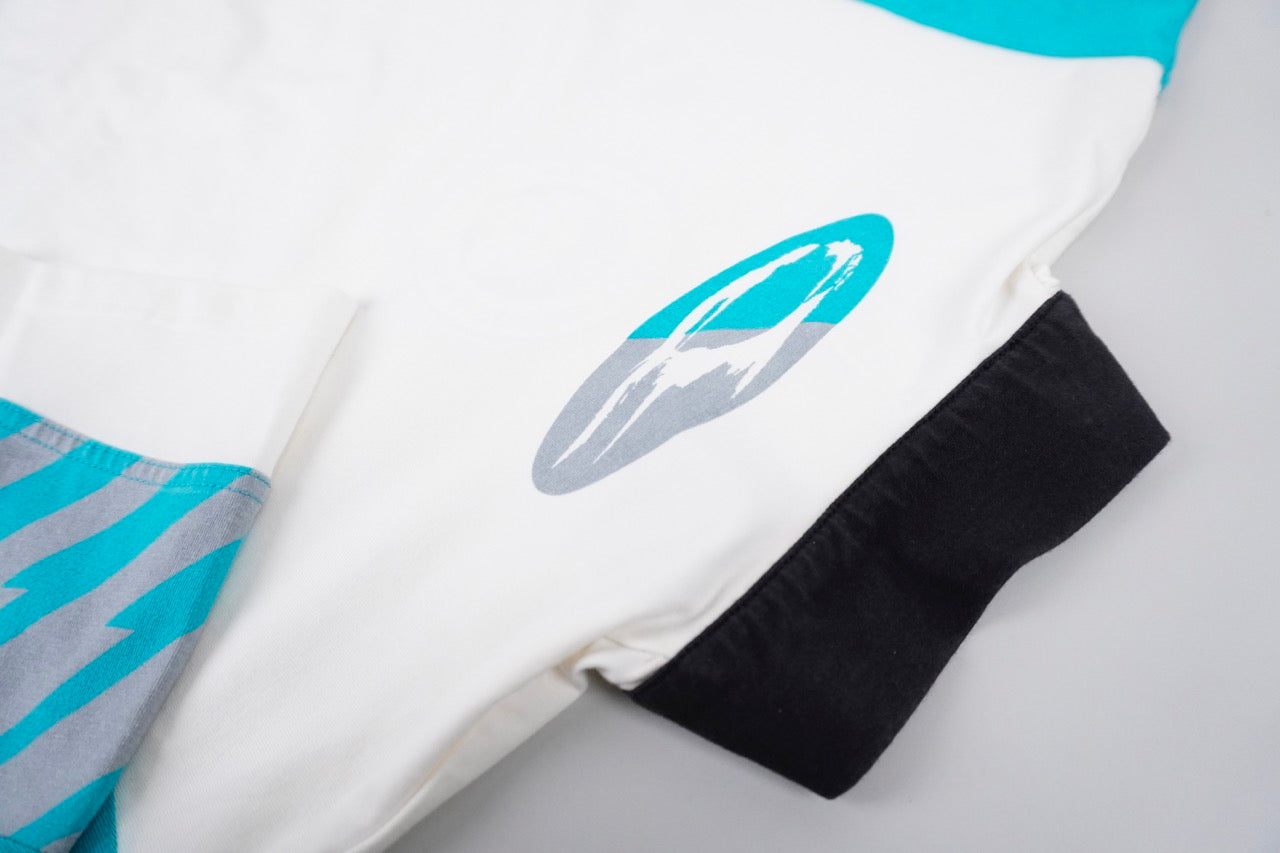 90s Nike challenge court Andre Agassi T-shirt White Turquoise M