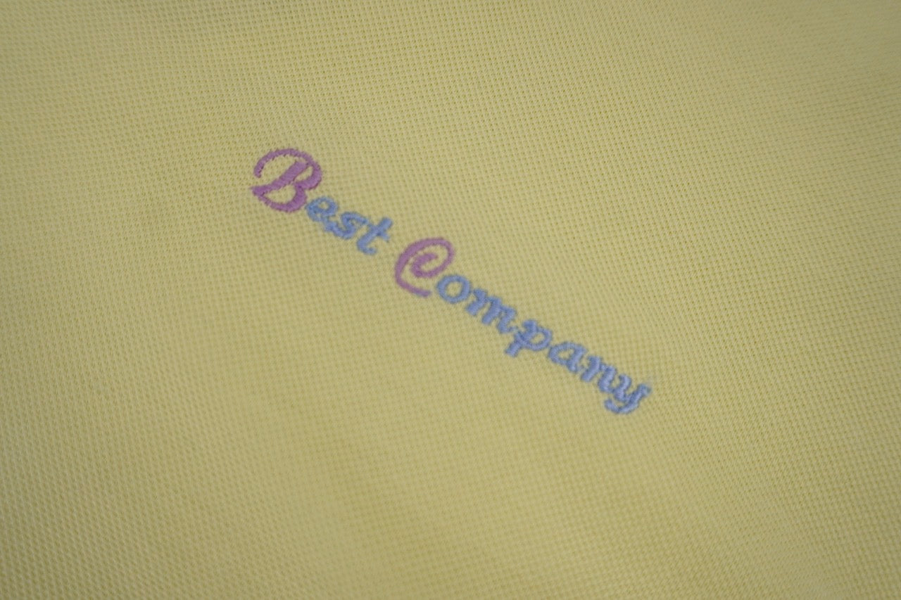 90s Best company T-shirt Yellow M