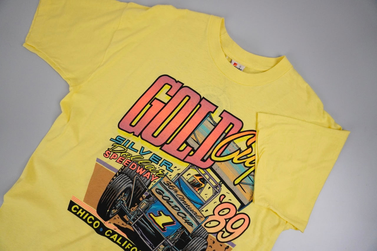 80s Signal made in USA T-shirt Yellow XL