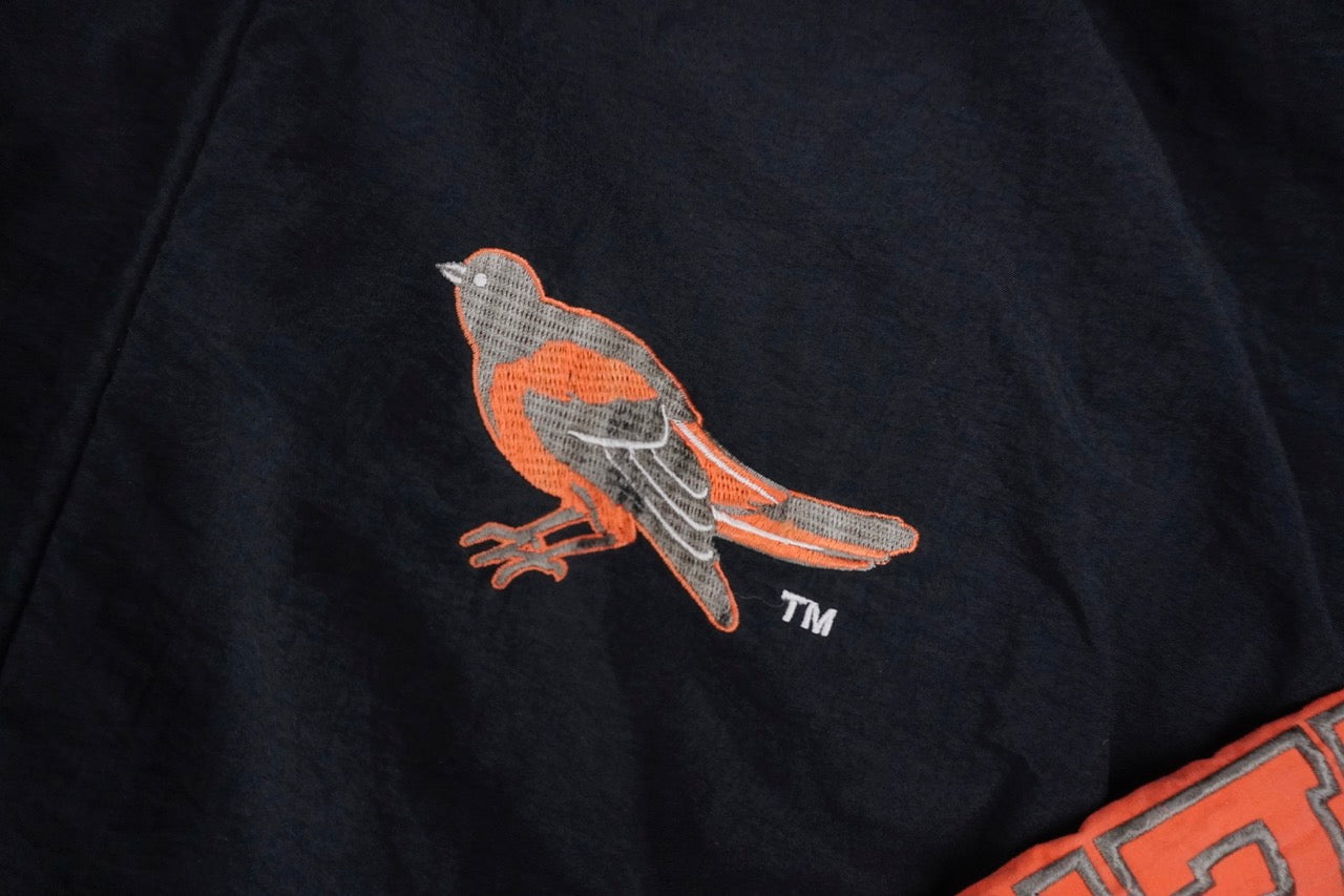 90s Starter Baltimore Orioles Jacket Black Orange L
