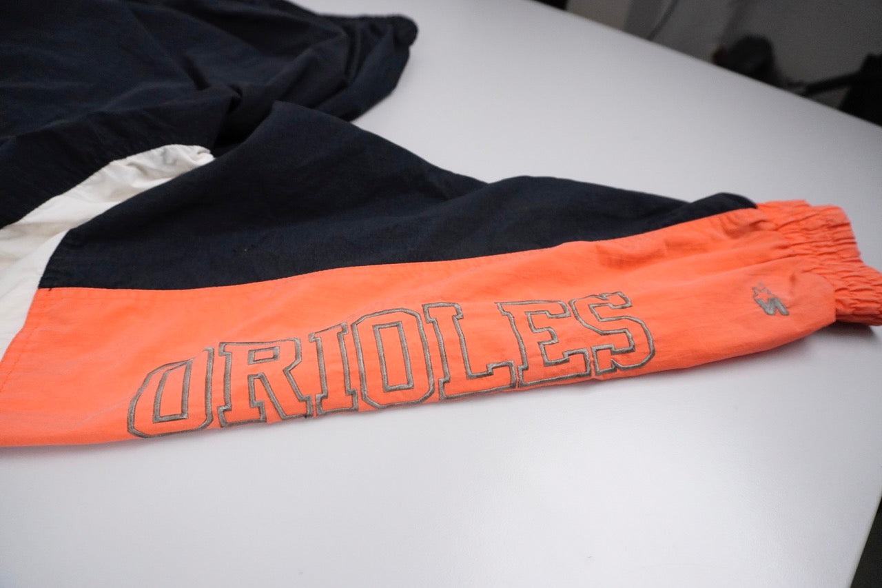 90s Starter Baltimore Orioles Jacket Black Orange L