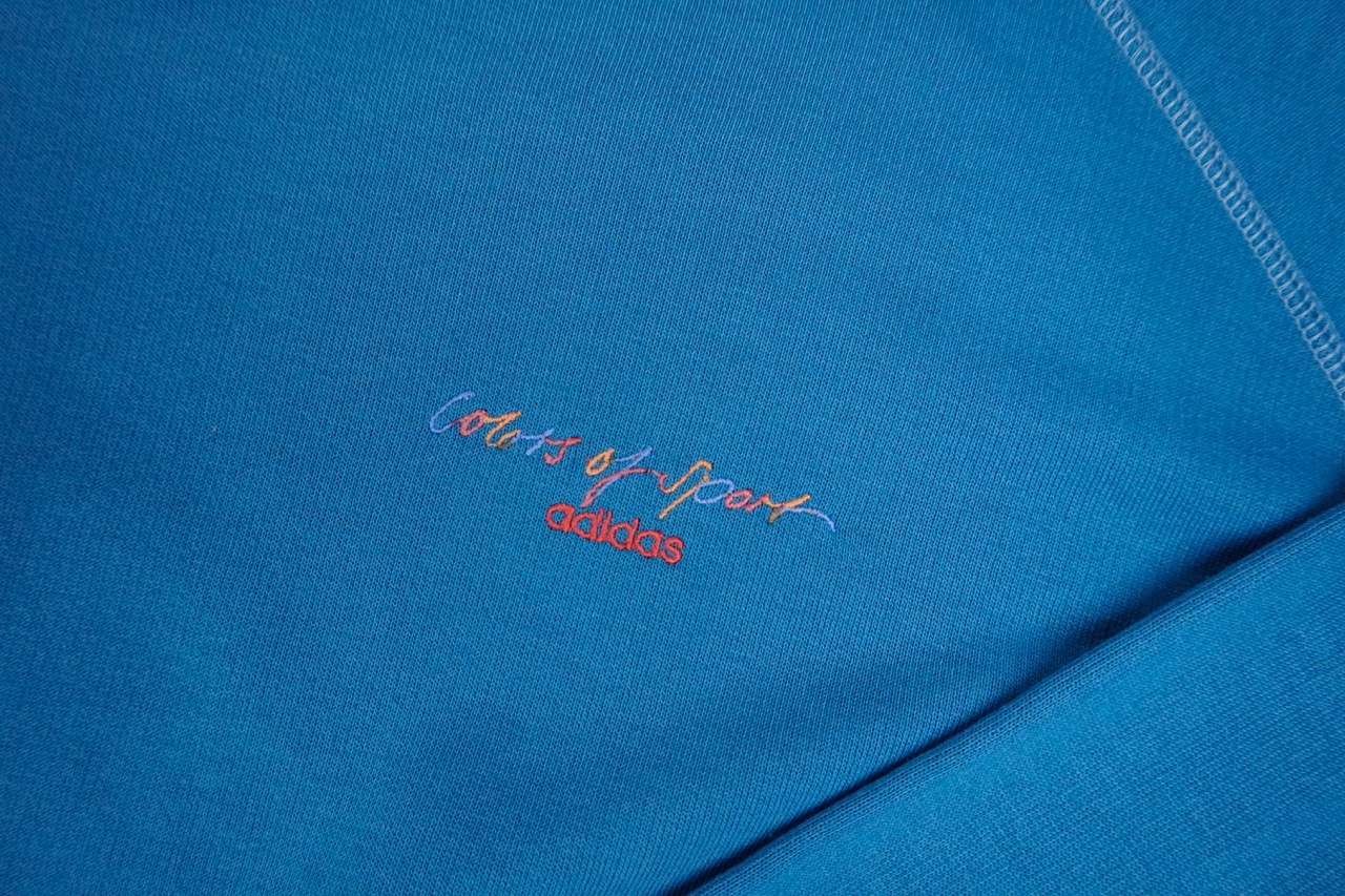 90s Adidas Sweatshirt Turquoise L/XL