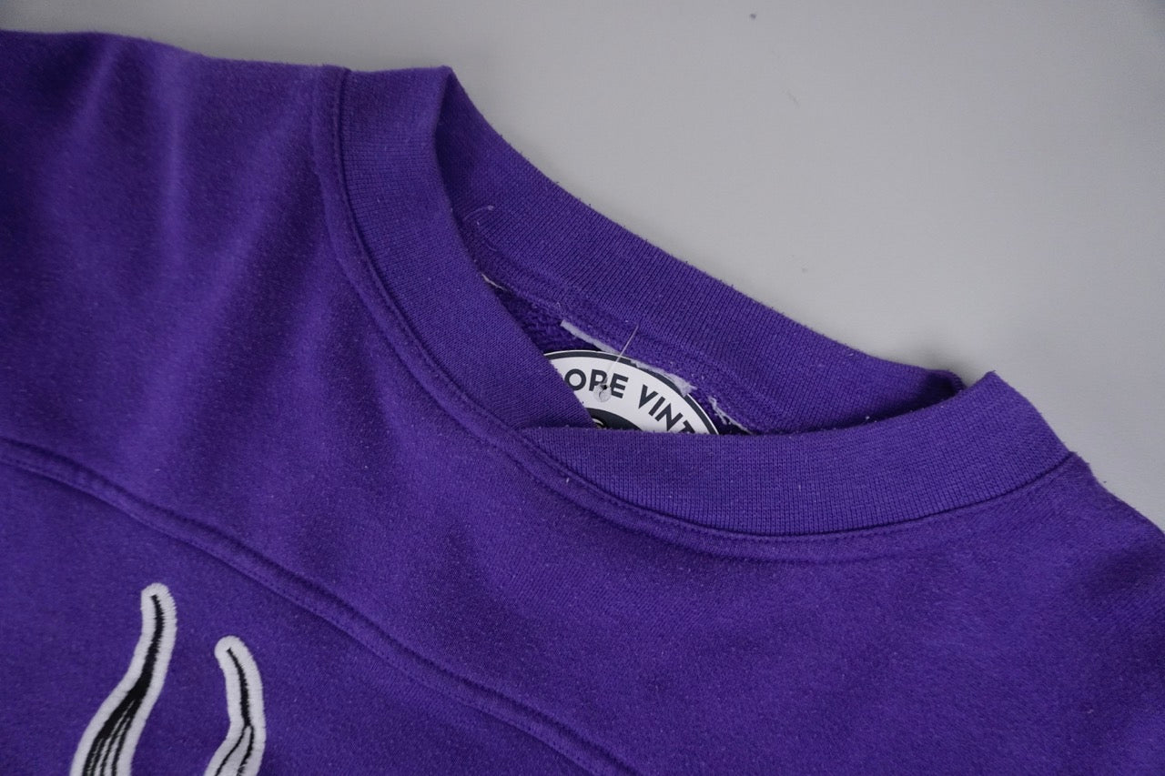 90s Lee Sport Minnesota Vikings NFL Sweatshirt Purple L