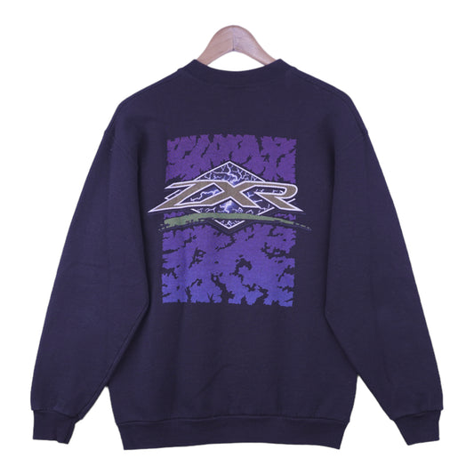 90s Screen Stars ZXR Motorbike Sweatshirt Black M