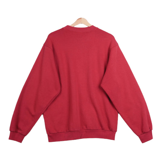 90s Red Nike Spellout Sweatshirt