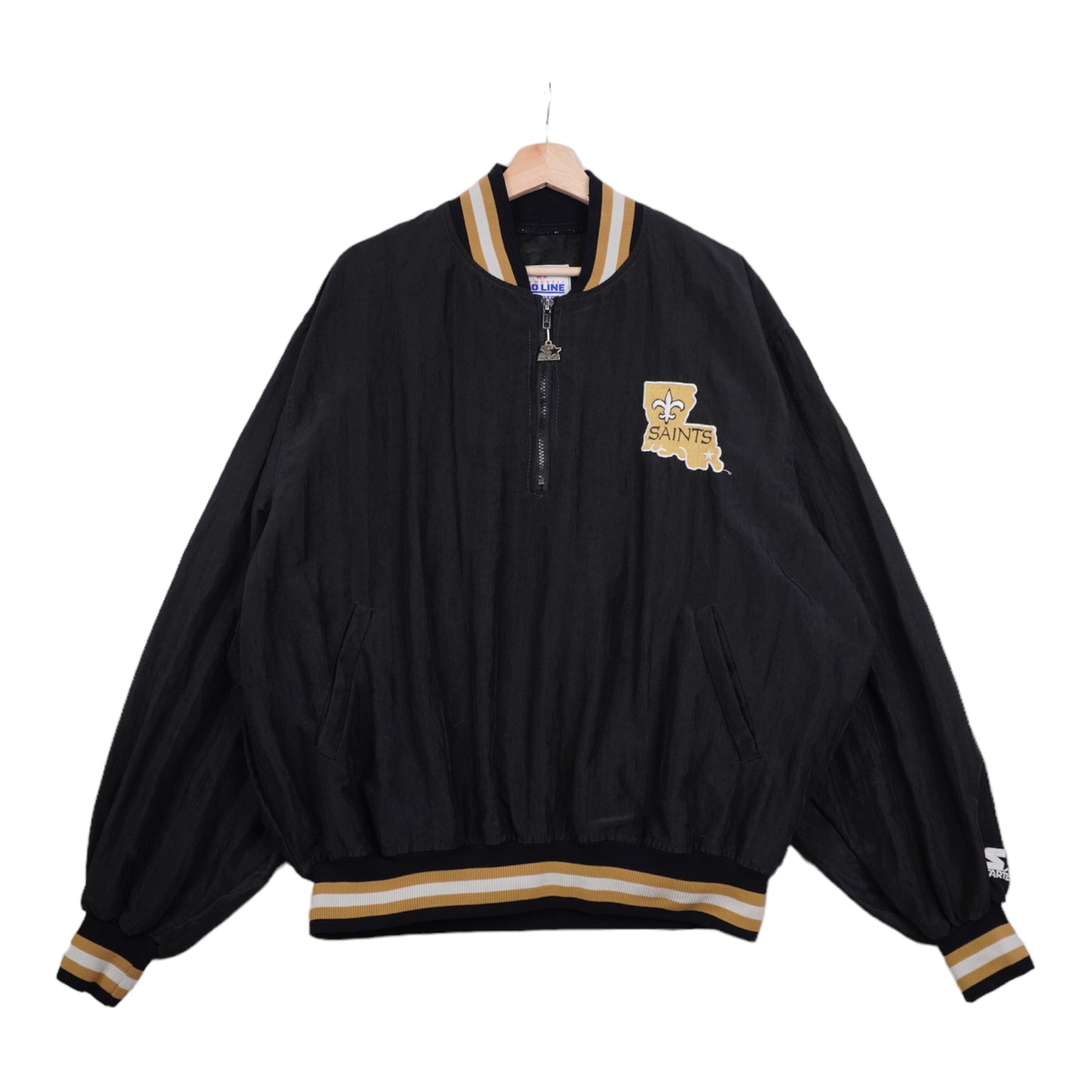 90s Starter New Orleans Saints NFL Jacket Black XL