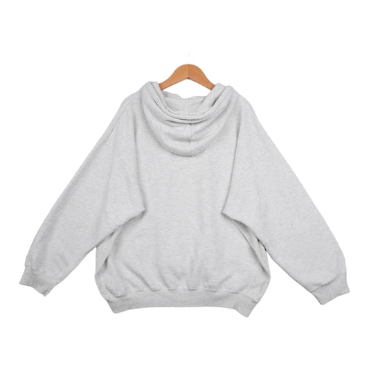 90s Adidas Hoodie White Grey M