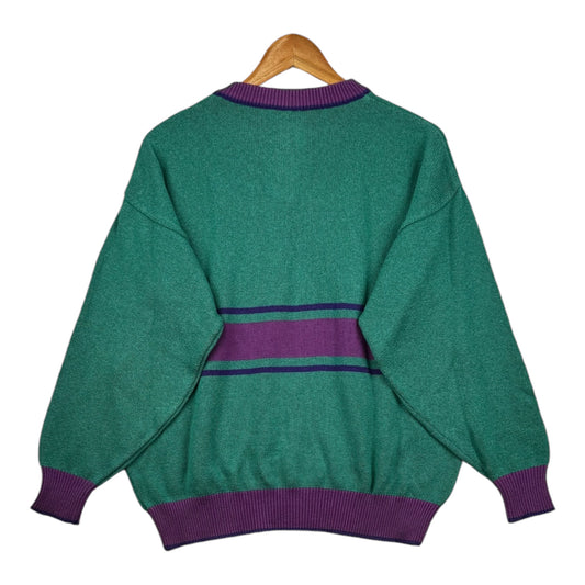 90s Puma Knit Green Purple