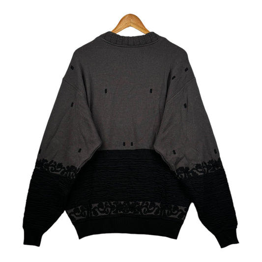 80s Carlo Colucci Knit Brown Black