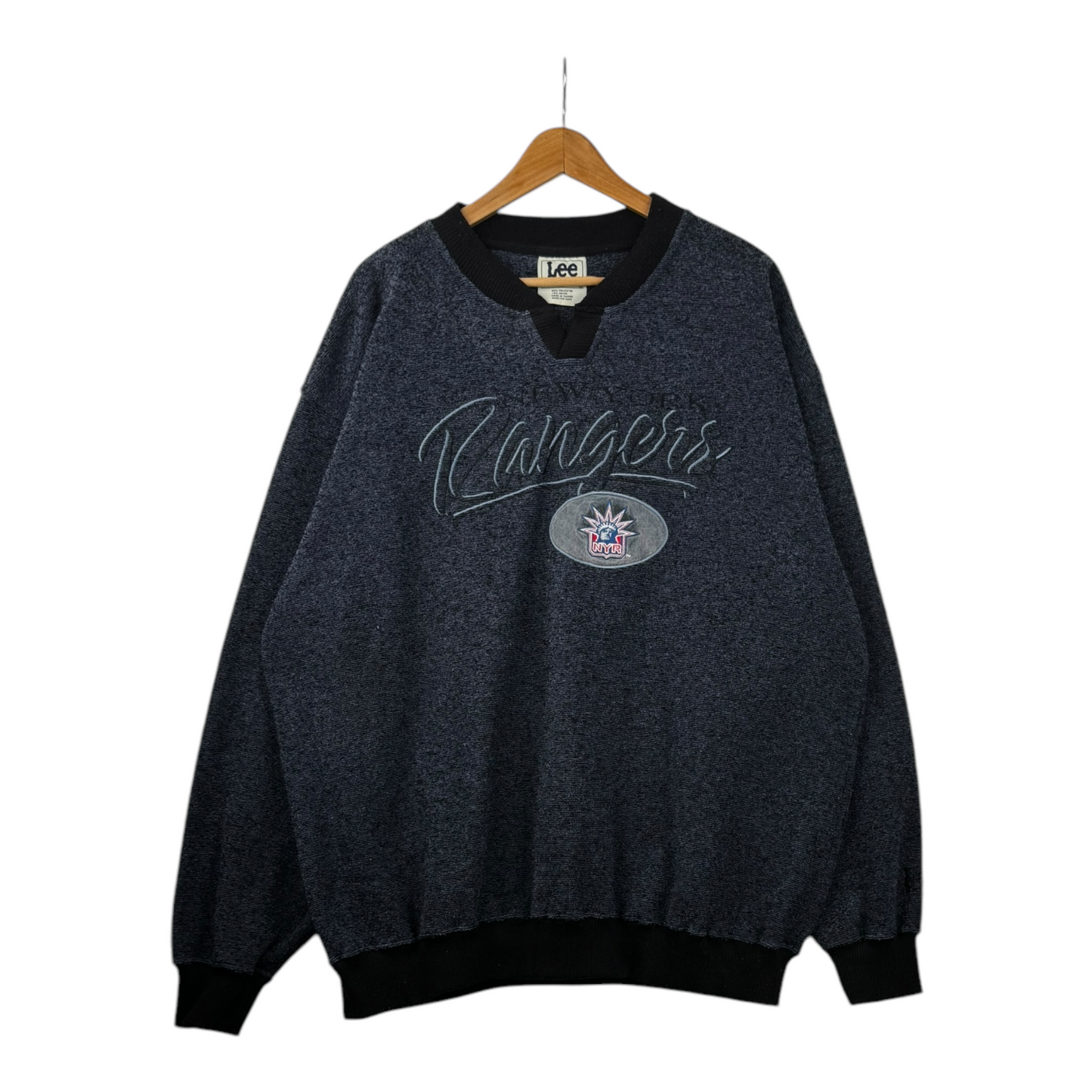 90s Lee Sport New York Rangers Sweatshirt Grey