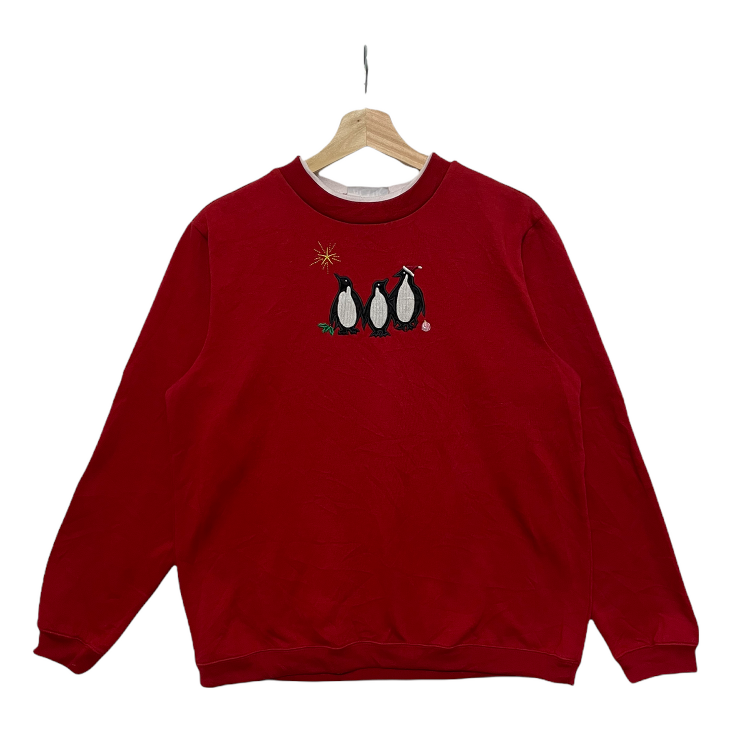 00s Blair Christmas Sweatshirt Red M
