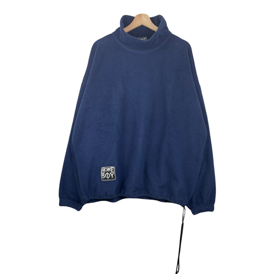 90s HomeBoy Fleece Pullover Blue XL/XXL