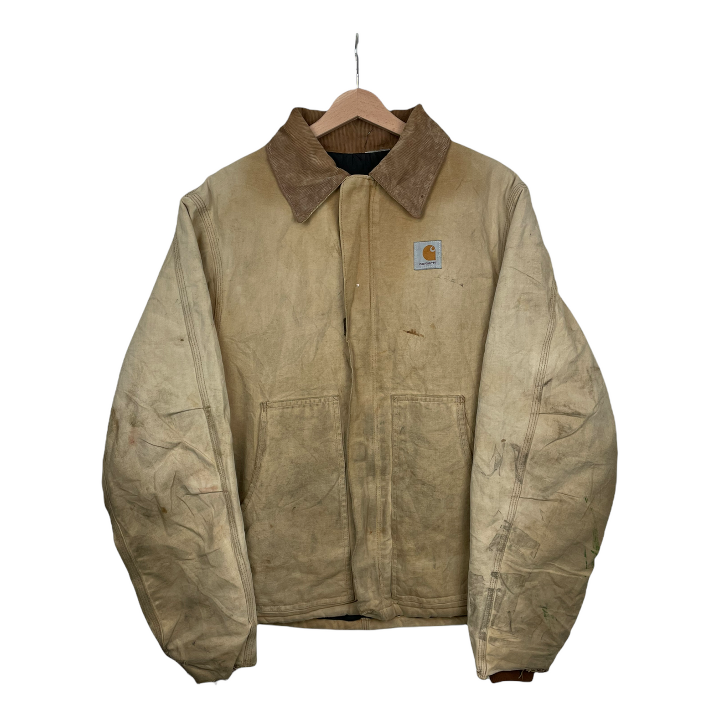 00s Carhartt Jacket Beige Brown L