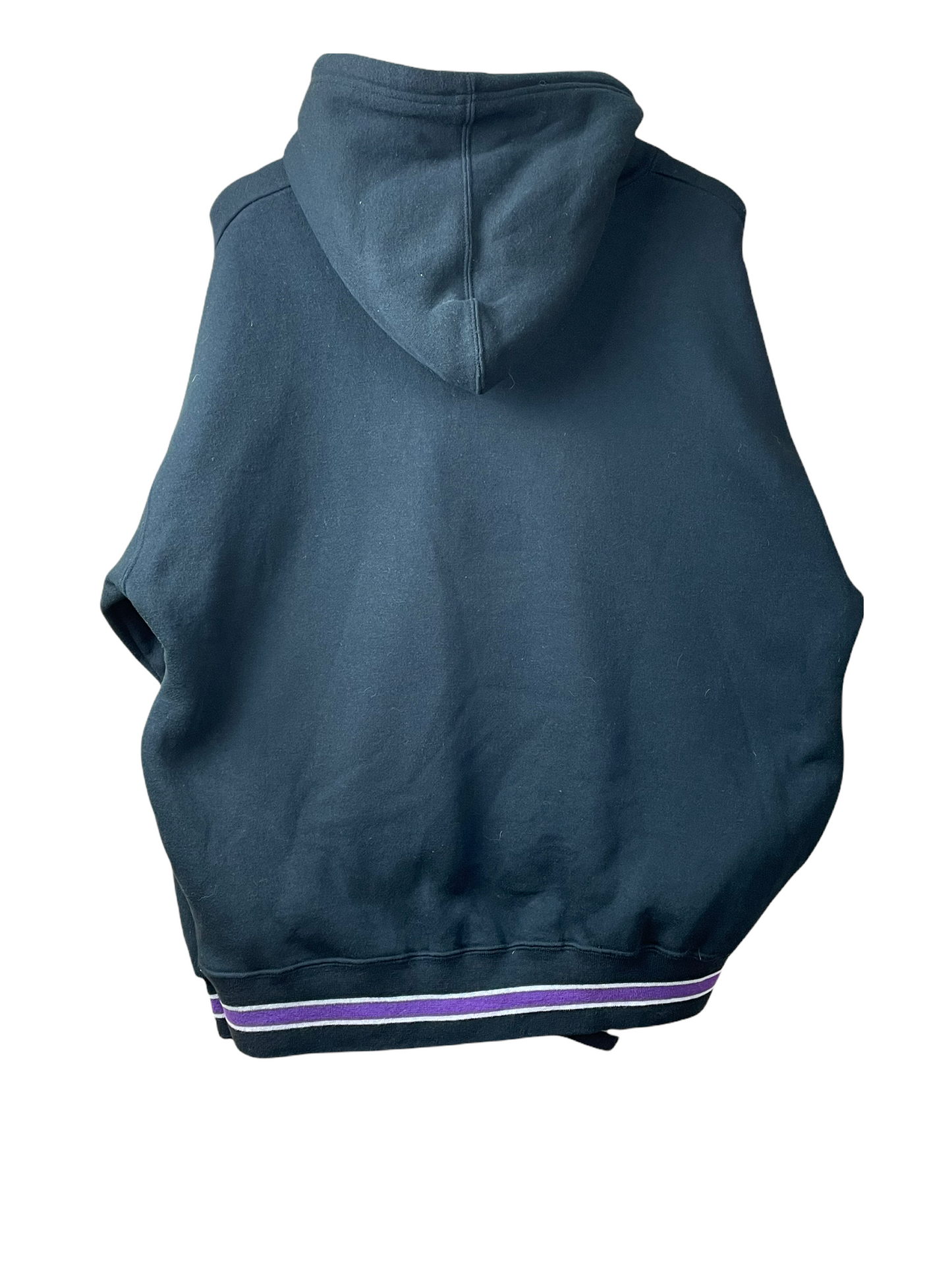 90s Colorado Rockies MLB Starter Hoodie Black Purple L