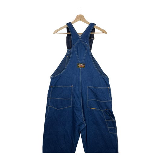 90s Harley Davidson Dungaree Blue L