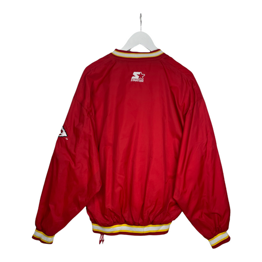 90s Starter Kansas City Chiefs NFL Pullover Red L