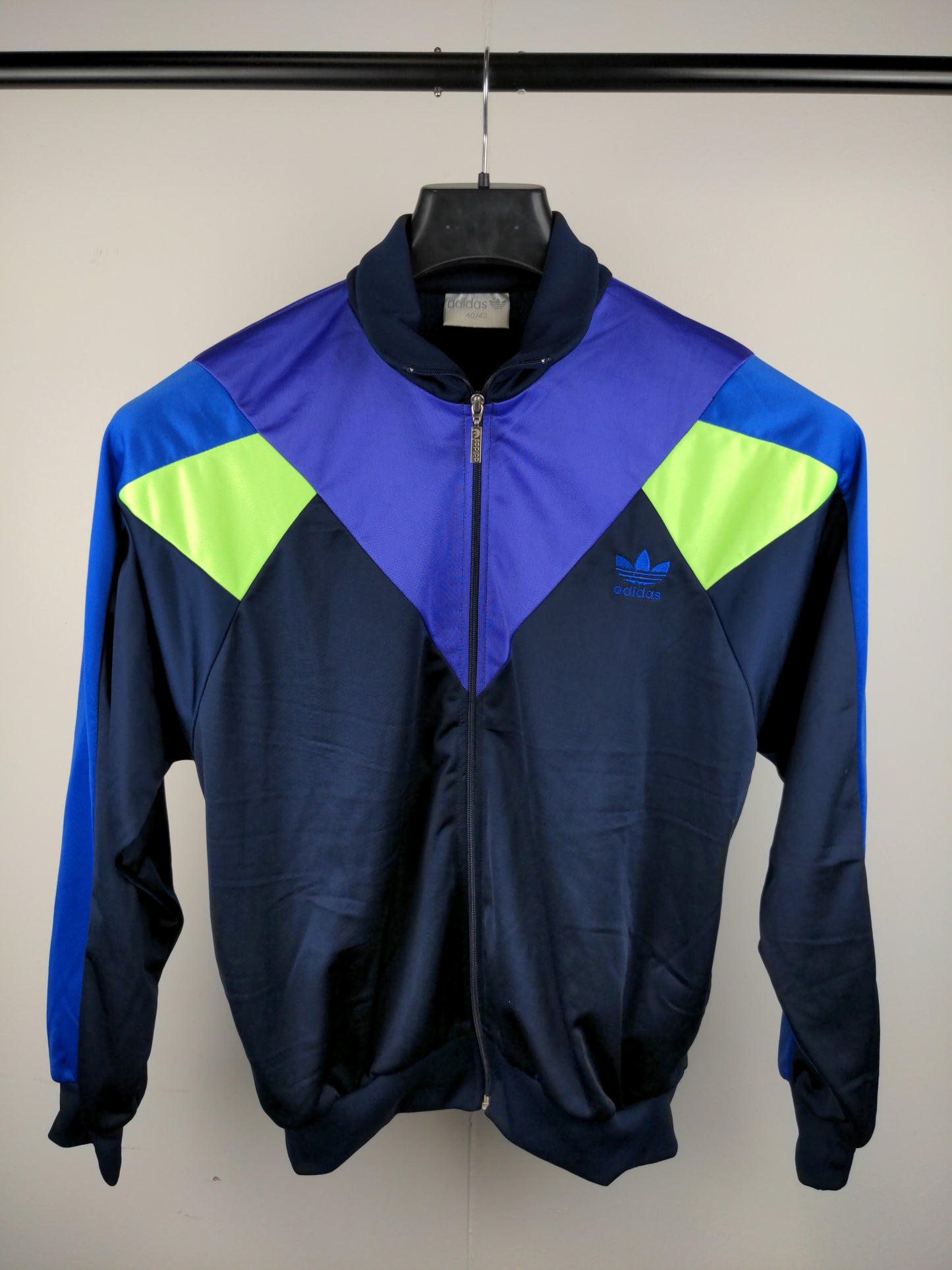 90s Adidas Jacket Blue purple M