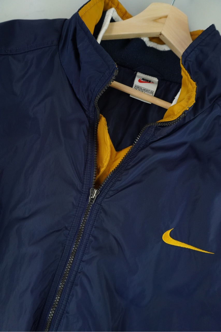 90s Nike Jacket Navy Yellow XXL