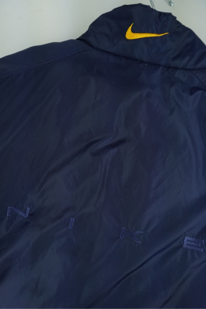 90s Nike Jacket Navy Yellow XXL
