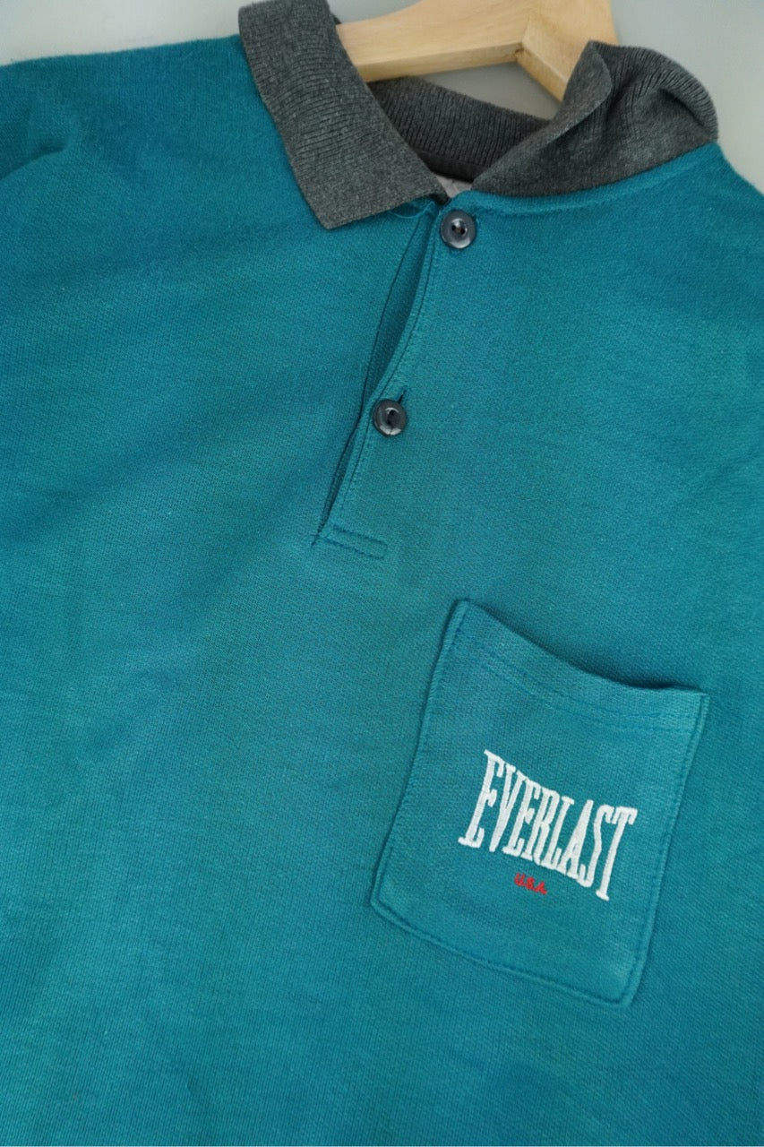 90s Everlast Sweatshirt Green L